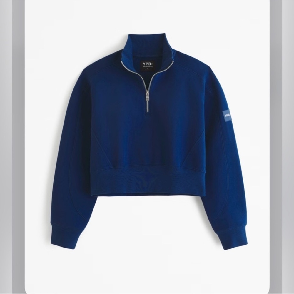 NWT Abercrombie and Fitch YPB neoKNIT Max Half Zip XS